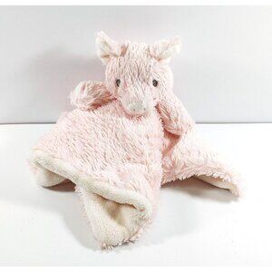 Kellytoy Pink Pig Plush Baby  Lovey Rattle 14" Pink Soft Security Blanket